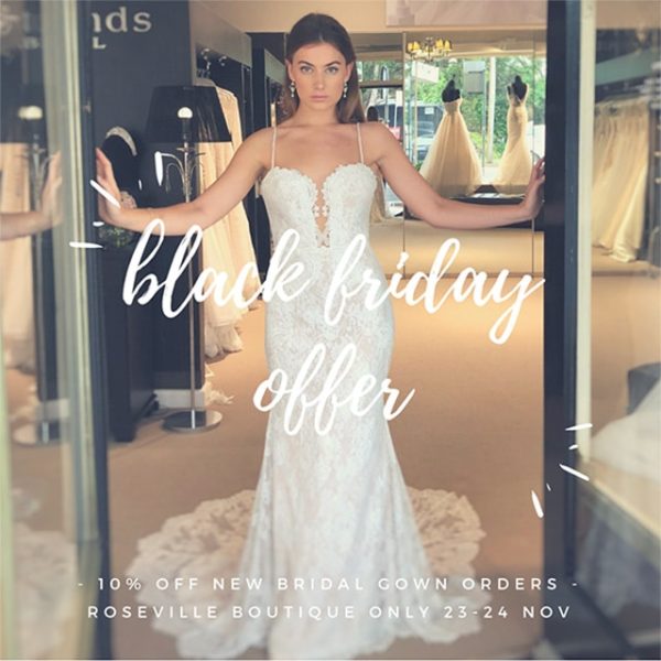Black Friday Bridal Sale Sydney