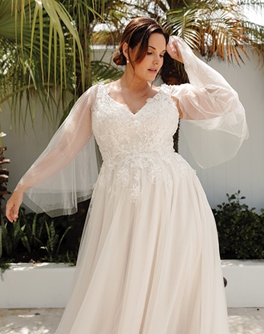 Destine - Boho, Lace, Vintage - Diva Curves Collection Wedding Dresses