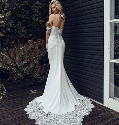 Malibu - Lace, Sheath - Emanuella Collection Wedding Dresses