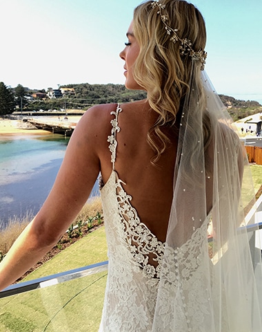 Madagascar - Fit n Flare, Lace, Low Back - Emanuella Collection Wedding Dresses
