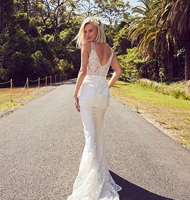 Netherfield - Boho, Lace, Low Back - Emanuella Collection Wedding Dresses