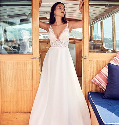 Panama - Boho, Lace, Low Back - Emanuella Collection Wedding Dresses