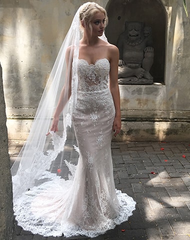 San Jose - Lace, Sheath - Emanuella Collection Wedding Dresses