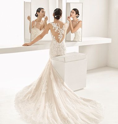 Oboe - Lace, Low Back, Sheath - Sydney Collection Wedding Dresses