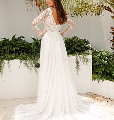 Yarra - Boho, Full Skirt, Lace - Emanuella Collection Wedding Dresses