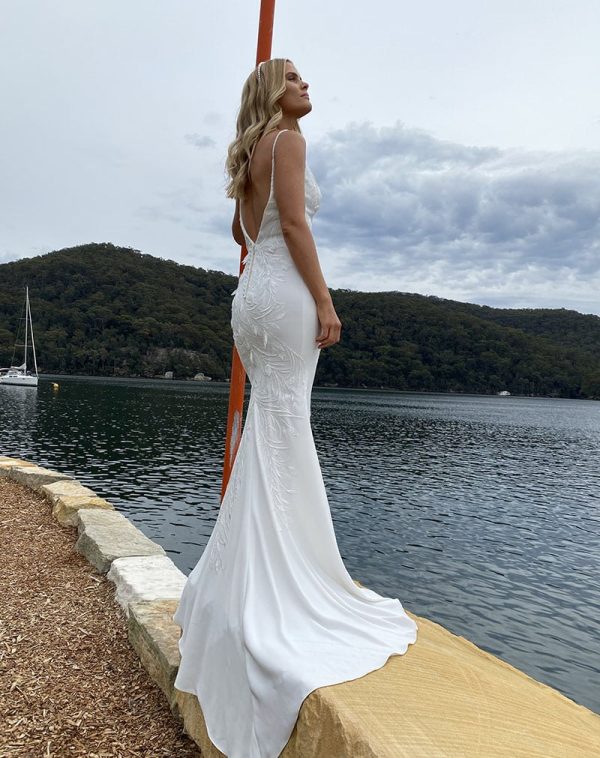 Catalina - Fit n Flare, Low Back - Emanuella Collection Wedding Dresses