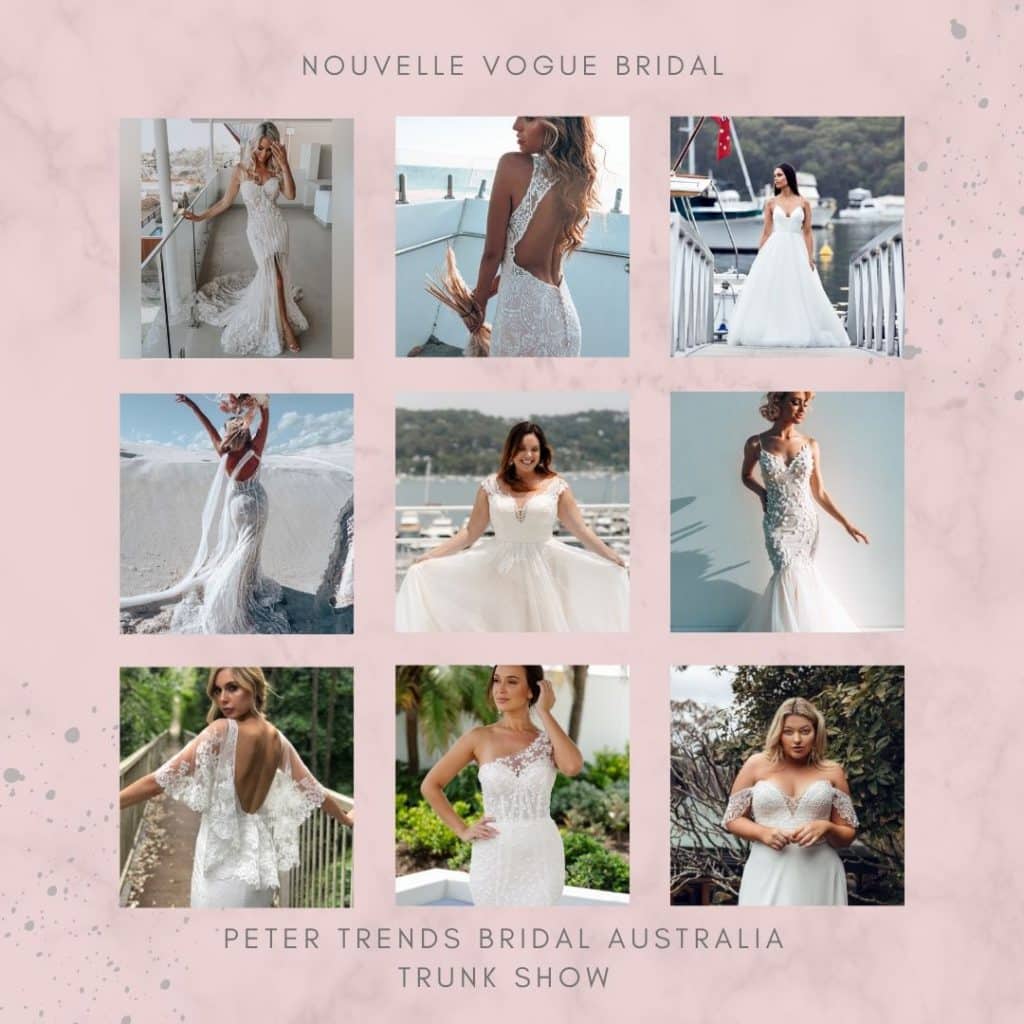 California trunk show at Nouvelle Vogue Bridal