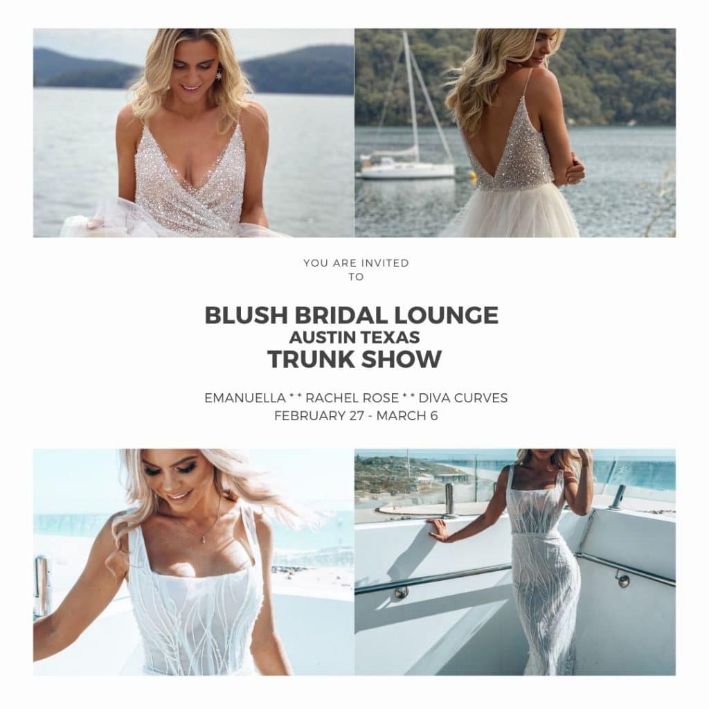 Austin Texas Brides meet Rachel Rose and Peter Trends Bridal for the first time