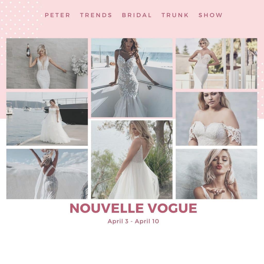 Peter Trends Bridal back in the San Francisco Bay Area