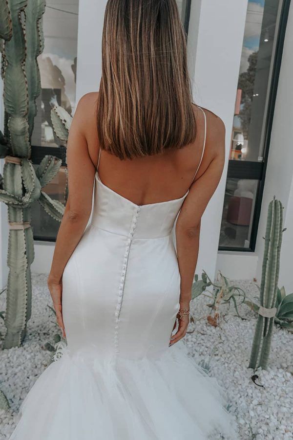 Dove - Fit n Flare, Low Back - Rachel Rose Collection Wedding Dresses