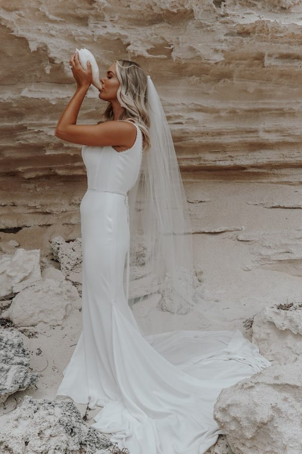 Ocean - Fit n Flare, Low Back - Rachel Rose Collection Wedding Dresses