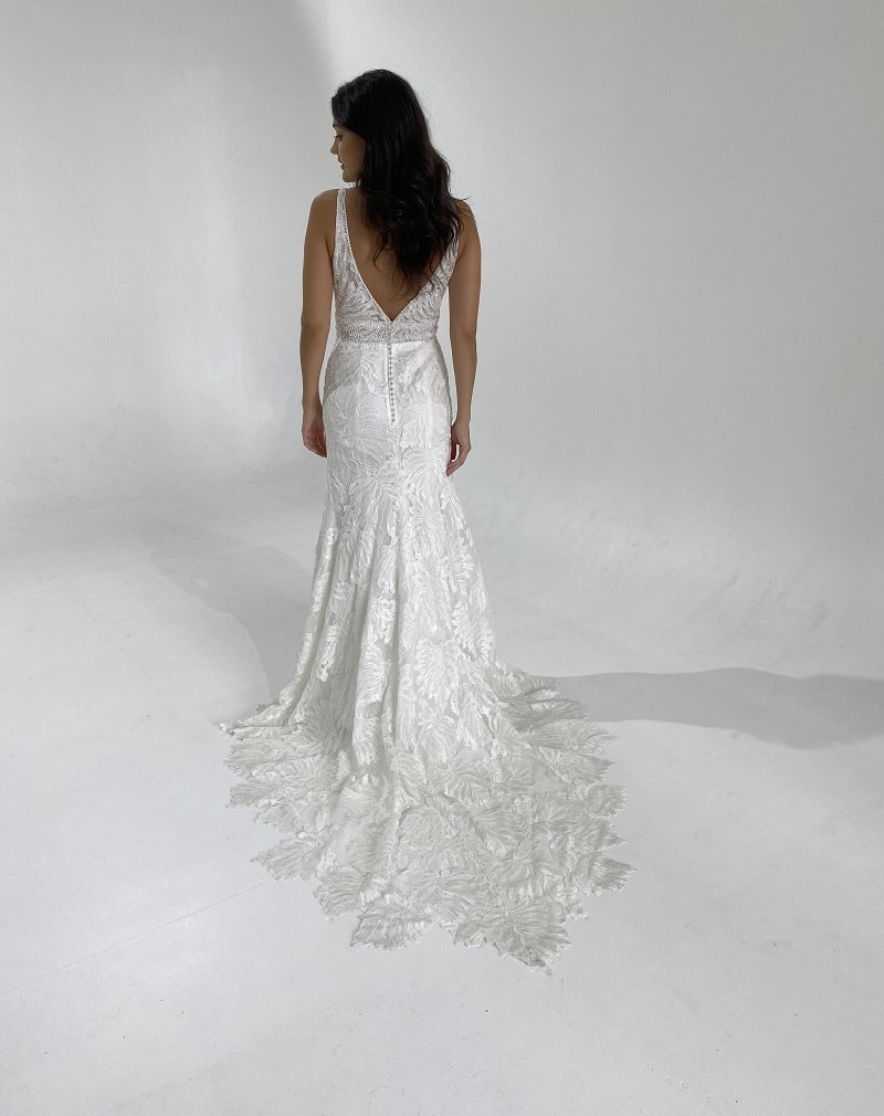 Raven - Fit n Flare, V neckline - Sydney Collection Wedding Dresses