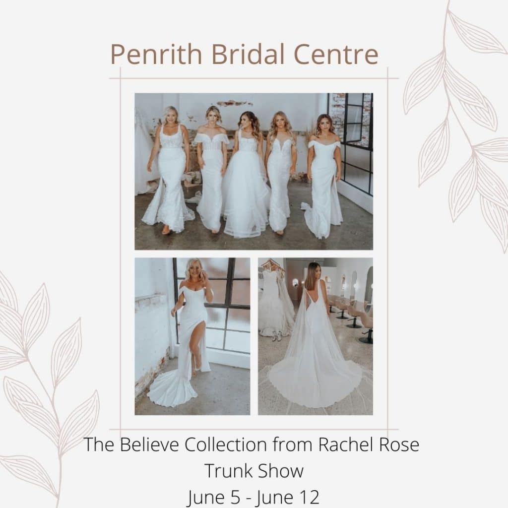 Western Sydney brides can discover their soft dream gown at Penrith Bridal Centre trunk show this week.