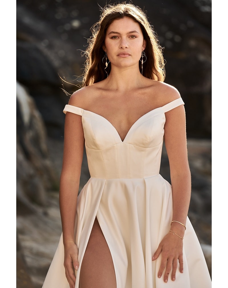 Valentine - Full Skirt, Off The Shoulder - Emanuella Collection Wedding Dresses