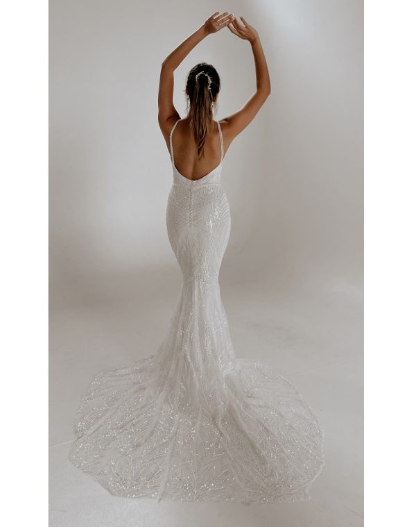 Sardinia - Fit n Flare, Low Back - Emanuella Collection Wedding Dresses