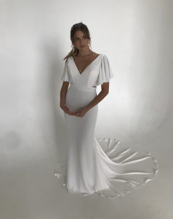Trevi - Fit n Flare, Low Back - Emanuella Collection Wedding Dresses