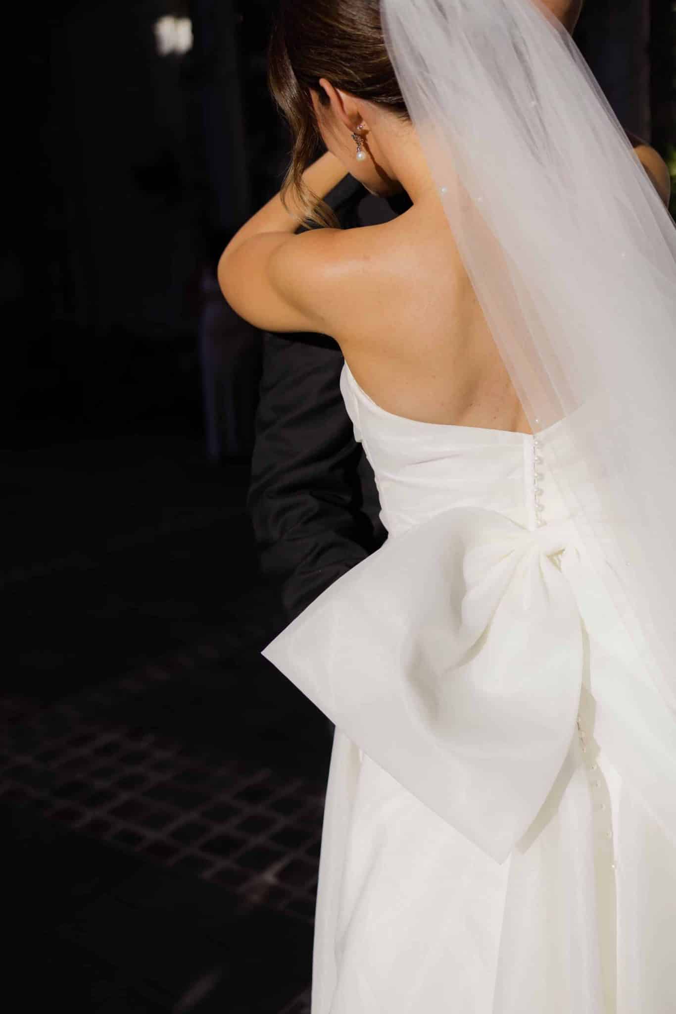 Real bride Olivia Brittany wedding dress Peter Trends Bridal