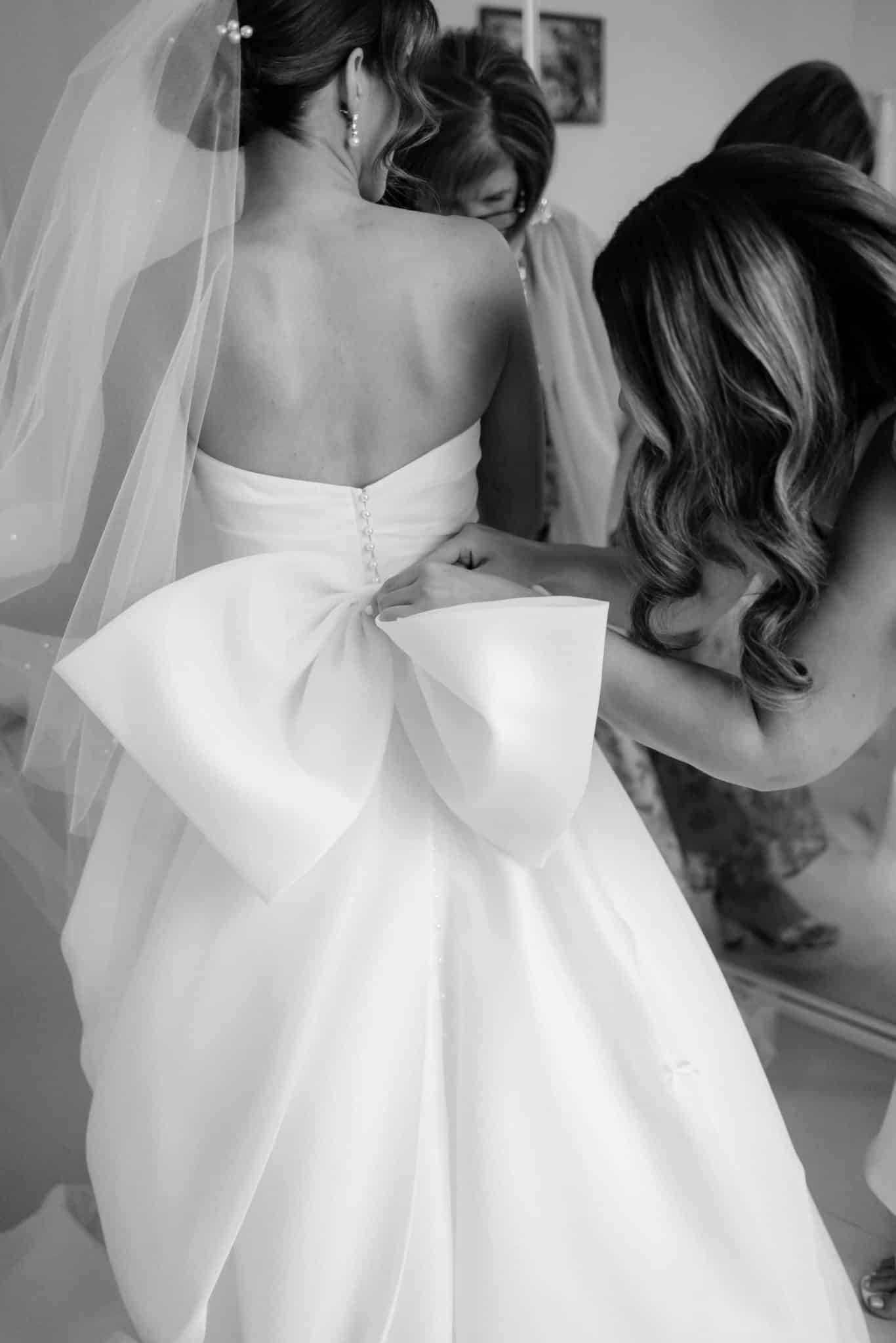 Real bride Olivia Brittany wedding dress Peter Trends Bridal