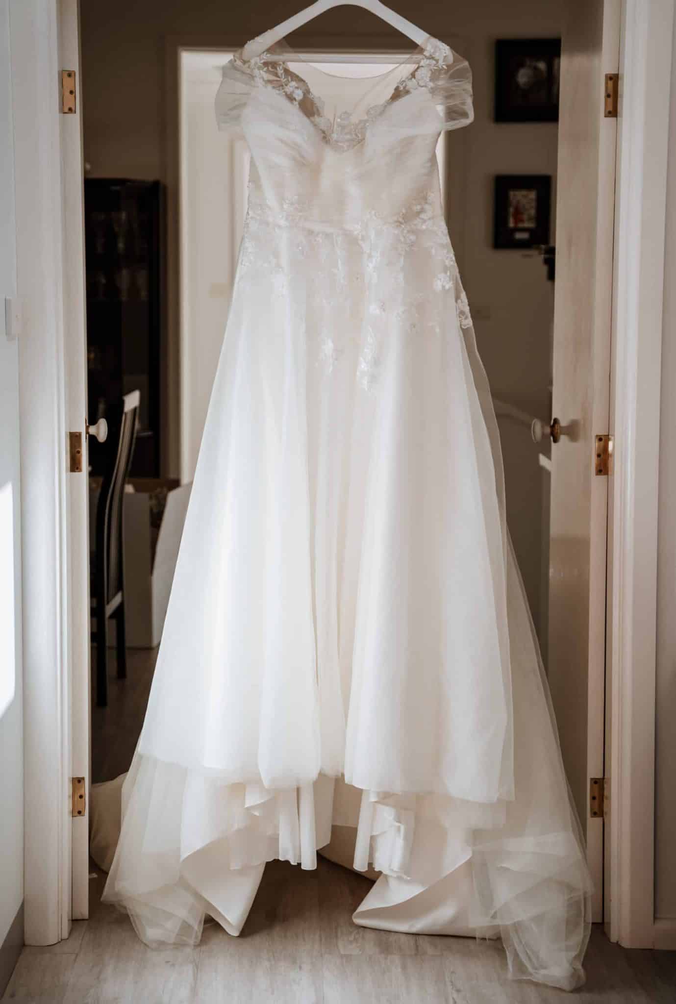 Real Bride Mandy Dance of the Fairies wedding dress Peter Trends Bridal