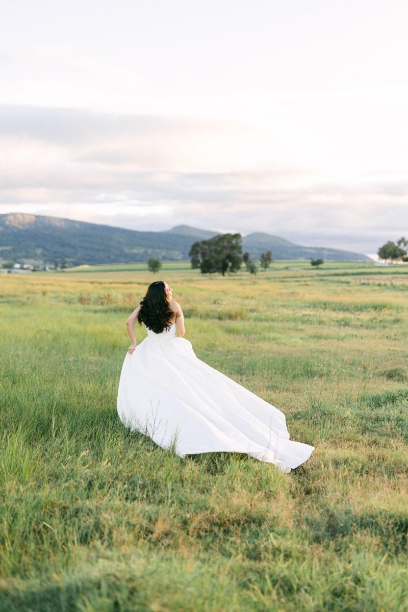 Australian designed wedding dress Peter Trends Bridal