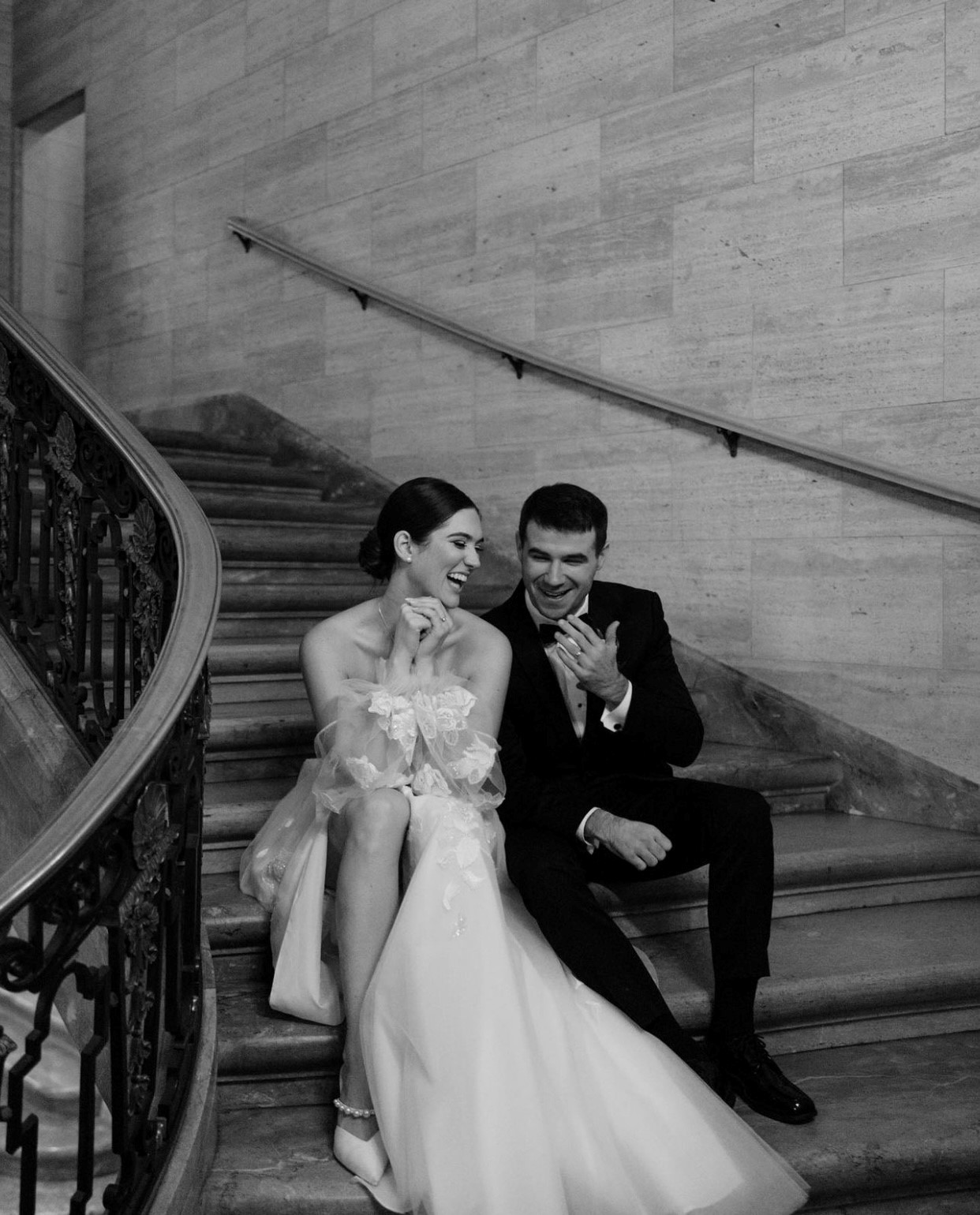 Anastasia & Benjamin’s nostalgic & traditional wedding at the Gold Ballroom of Hotel Du Pont, Delaware