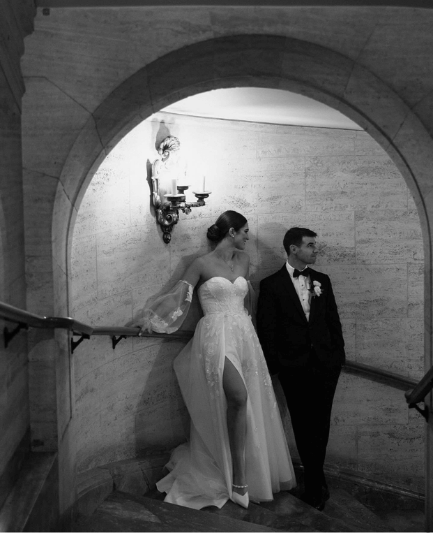 Anastasia & Benjamin’s nostalgic & traditional wedding at the Gold Ballroom of Hotel Du Pont, Delaware