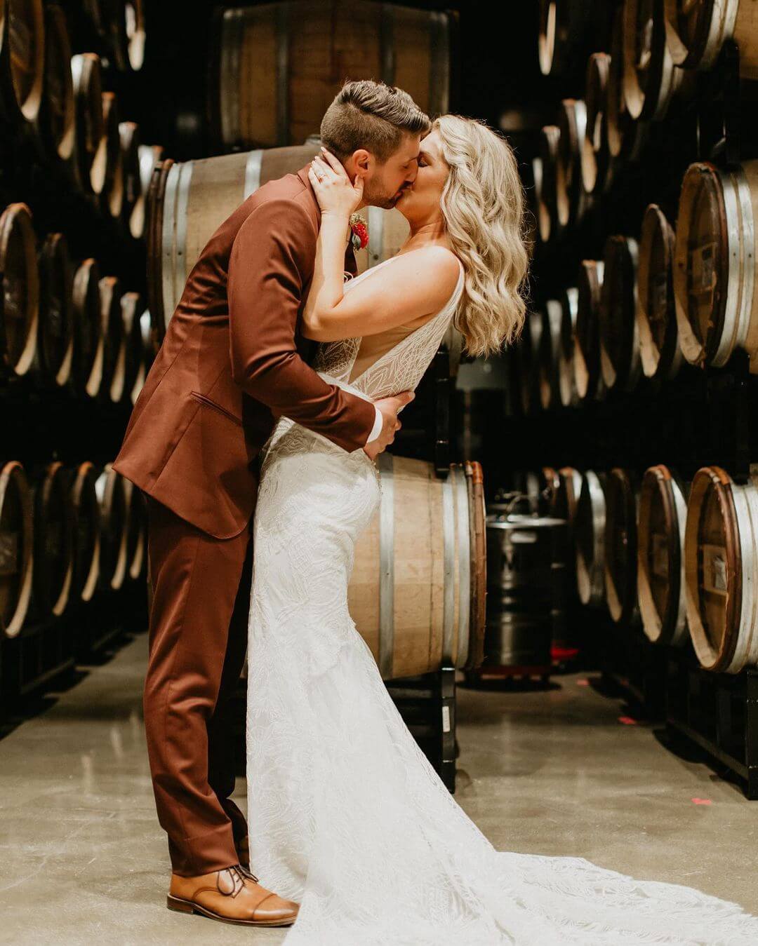 Romantic Winery Wedding in Chicago