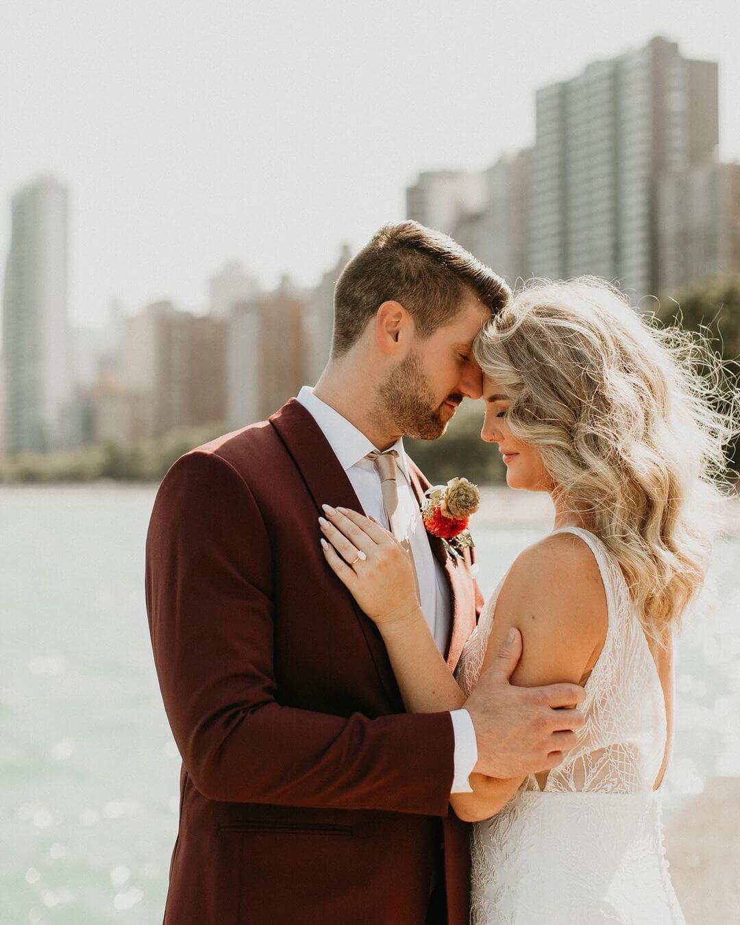 Real bride Kerstyn wearing Paris from Emanuella by Peter Trends Bridal