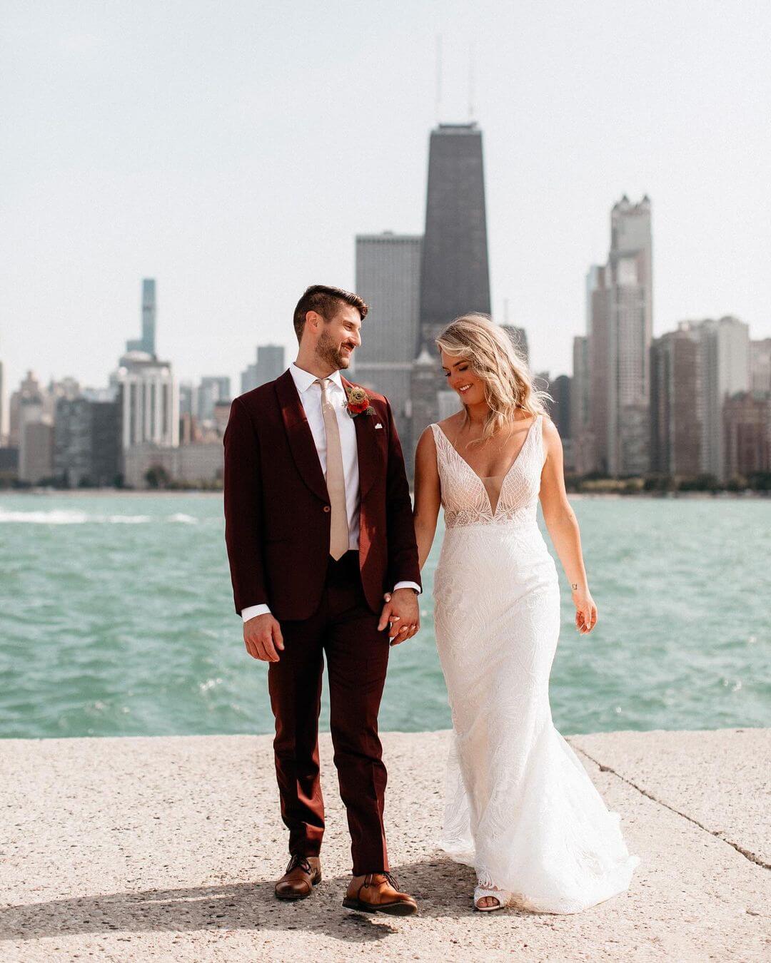 Real bride Kerstyn wearing Paris from Emanuella by Peter Trends Bridal