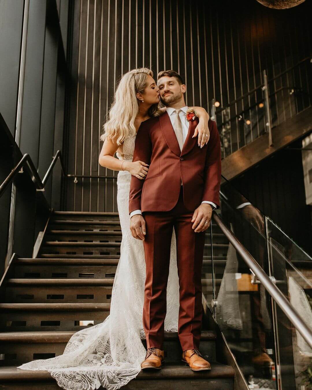 Real bride Kerstyn wearing Paris from Emanuella by Peter Trends Bridal