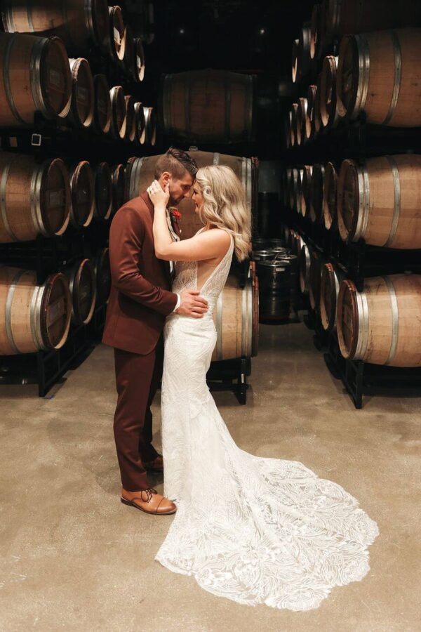 Romantic Winery Wedding in Chicago